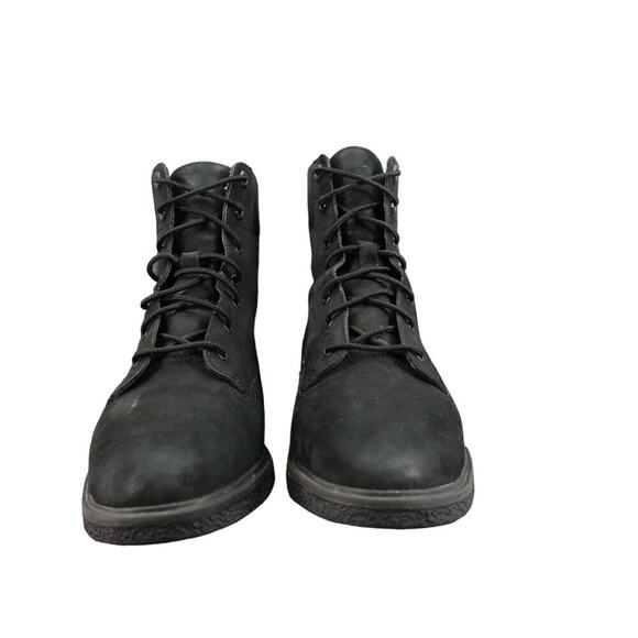 Timberland Shoes Womens 8.5 Boots Fashion Block Heel Lace Up Leather Waterproof - Picture 3 of 15